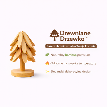 Drewniane Drzewko™ – Stylowa Podstawka Bambusowa, która Chroni Twój Stół i Ozdabia Wnętrze